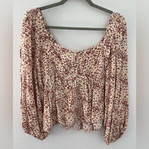 Elegant Animal Print Women's Blouse